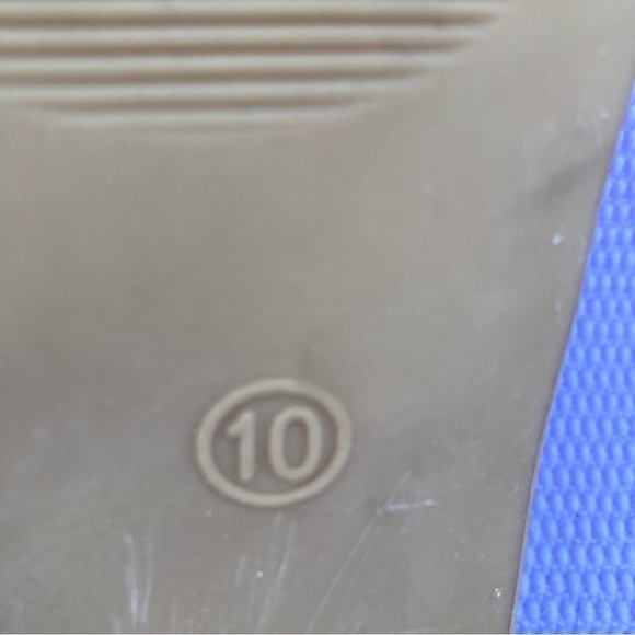 Universal Thread Ellen Cognac Brown Sandal slide women’s 10 - Picture 7 of 7